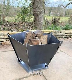 Fire Pit Medium 53-57CM 5 Sided NO MOTIF Flat Packed Easy Assembly FREE SHIPPING