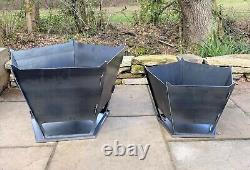 Fire Pit Medium 53-57CM 5 Sided NO MOTIF Flat Packed Easy Assembly FREE SHIPPING
