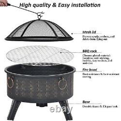Firepit BBQ Grill Garden Patio Heater Stove Fire Pit Brazier Barbecue