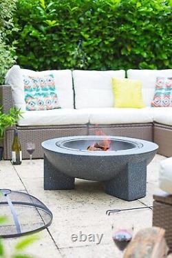 Firepit Terazzo Effect Magnesia Patio Heater Large
