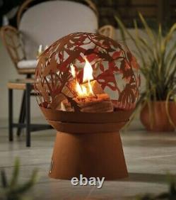 Gardenline Oxidised Fire Globe FIRE PIT? BRAND NEW? FAST POST