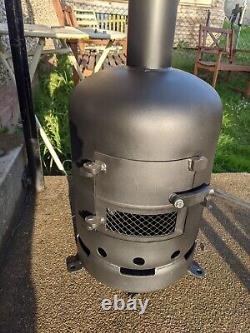 Gas bottle wood burner log Burner Chimena Fire Pit Handmade Built To Last