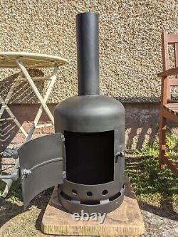 Gas bottle wood burner log Burner Chimena Fire Pit Handmade Built To Last