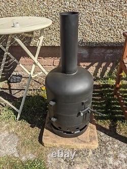 Gas bottle wood burner log Burner Chimena Fire Pit Handmade Built To Last