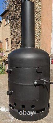 Gas bottle wood burner log Burner Chimena Fire Pit Handmade Built To Last