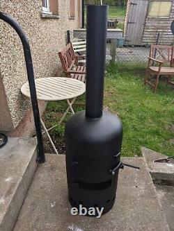 Gas bottle wood burner log Burner Chimena Fire Pit Handmade Built To Last