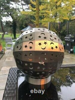 Globe Stainless Steel Fire Pit -Outdoor Patio/ Wood Burner