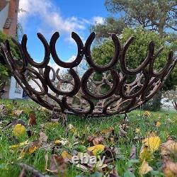 Handmade Horseshoe Fire Pit 65cm Diameter