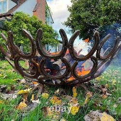 Handmade Horseshoe Fire Pit 65cm Diameter