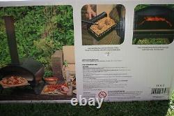 Hi-Gear Tabletop Pizza Oven, Wood-Fired, Black Pizza Oven
