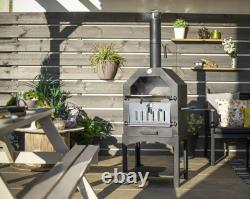 La Hacienda Lorenzo Wood Fired Multi-Functional Outdoor BBQ / Pizza Oven 163 cm
