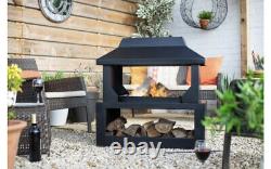 La Hacienda Outdoor Fireplace Patio Heater Fire Pits High Quality Black