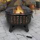 Large Fire Pit Bowl Garden Outdoor Patio Heater Bbq Grill Camping Log Burner