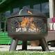 Large Fire Pit La Hacienda Alexis Bbq Log Burner Grill Chimenea Patio Fast Free
