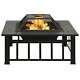 Large Firepit -bbq Outdoor Garden Patio Heater Stove Fire Pit Brazier + Cover
