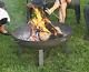 Large Garden Fire Pit Outdoor Patio Solid Steel Bowl Wood Log Burner Heater New