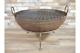 Large Iron Fire Pit Kadai Fire Pit With Grill Bbq Wood Burner Fire Bowl 5190s