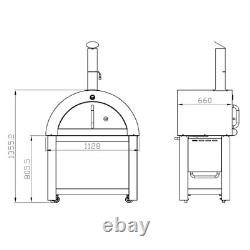 Large Outdoor Wood-Fired Pizza Oven Kit