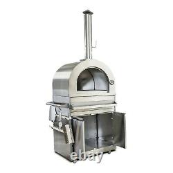 Luxe Outdoor Pizza Oven Wood Fired Garden Charcoal BBQ Barbecue Grill