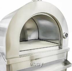 Luxe Outdoor Pizza Oven Wood Fired Garden Charcoal BBQ Barbecue Grill