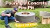 Making A Concrete Fire Pit The Right Way Ultimate Fire Pit Build