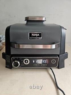 Ninja Woodfire Electric Outdoor Grill & Smoker Grey/Black (OG701DE)