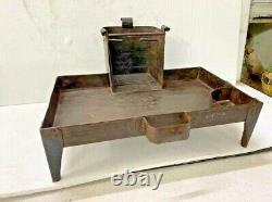Old Vintage Rare Indian Outdoor Wood Burning Big Cooking Iron Fire Pit / Chulha