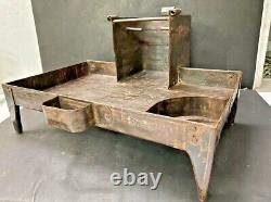 Old Vintage Rare Indian Outdoor Wood Burning Big Cooking Iron Fire Pit / Chulha