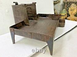 Old Vintage Rare Indian Outdoor Wood Burning Big Cooking Iron Fire Pit / Chulha