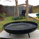 One New Carbon Steel Fire Pit Bowl Heavy Gauge And Hand Built In England