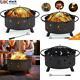Outdoor 30 Inch Fire Pit Stars Moons Firepits Fireplace Burning Heater With Poke