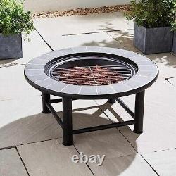 Outdoor 30 Tile Fire Pit Table