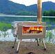 Outdoor Fire Log Burner Wood Burning Stove Portable Fire Grill Cooking Heater