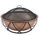 Outdoor Fire Pit Bbq Grill Camping Patio Heater Large Log Burner Wood