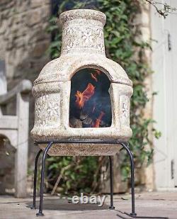 Outdoor Fire Pit Clay Chimenea Chimney