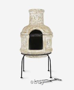 Outdoor Fire Pit Clay Chimenea Chimney