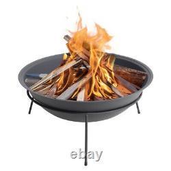 Outdoor Fire Pit Garden Camping Patio Heater Charcoal Log Burner Warmer Firebowl