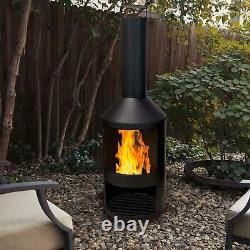 Outdoor Garden Patio Heater BBQ Fireplace Fire Pit Log Wood Burner Chimenea