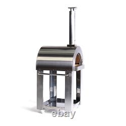 Outdoor Pizza Oven Freestanding Wood Fired Garden Grill Stone Bella Massimo