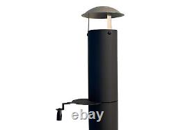 Outdoor Pizza Oven Garden Standing Wood Fired/Charcoal BBQ 3 Tier with Chimney