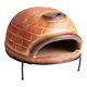 Outdoor Pizza Oven Oval Red Brick Wood Fired Terracotta For Home Garden New
