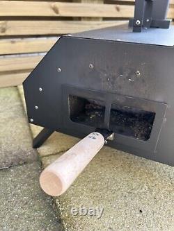 Outdoor Pizza Oven, Portable Wood Fire Oven with 11 Pizza Stone Countertop