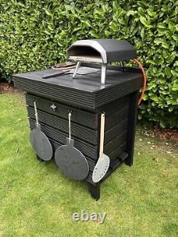 Outdoor Pizza Oven Stand Garden Standing Wood Fired/Charcoal BBQ