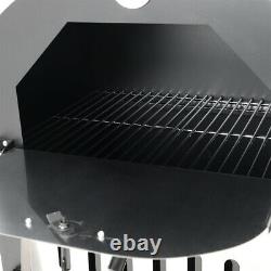 Outdoor Pizza Oven Steel BBQ Smoker Charcoal Wood Fired Barbecue Portable Cooker