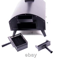 Outdoor Pizza Oven Wood Fired Like Ooni Portable Bbq Grill Bbq-bits Bella Black