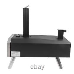 Outdoor Pizza Oven Wood Fired Maker Outside Stove 12in Portable Stainless Steel