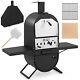Outdoor Pizza Oven Wood Fired Pizza Oven Pizza Stone Pizza Maker Withthermometer