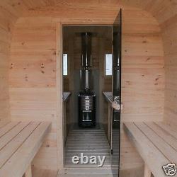 Outdoor Sauna for Garden Wooden Wood Fired Sauna Finnish, better than barrel