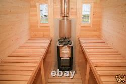 Outdoor Sauna for Garden Wooden Wood Fired Sauna Finnish, better than barrel
