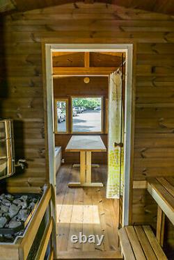 Outdoor Wood Fired Luxury Finnish Sauna for Hire and Sale Exclusive Saunas